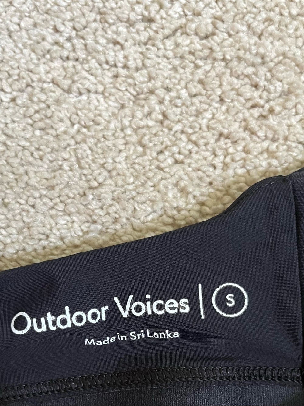 Women’s Outdoor Voices Black Tank - S - Picture 3 of 4